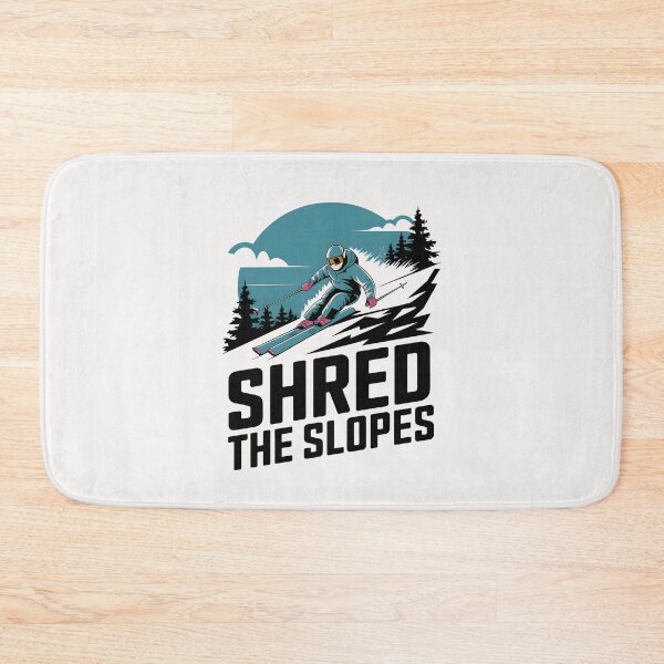 Item preview, Shred the slopes winter sports designed and sold by FriendlyLlama.