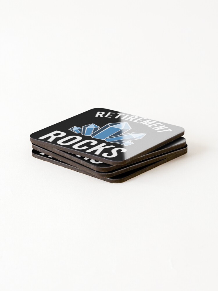 Thumbnail 4 of 5, Coasters (Set of 4), Retirement Rocks Celebration designed and sold by InsanseCreation.