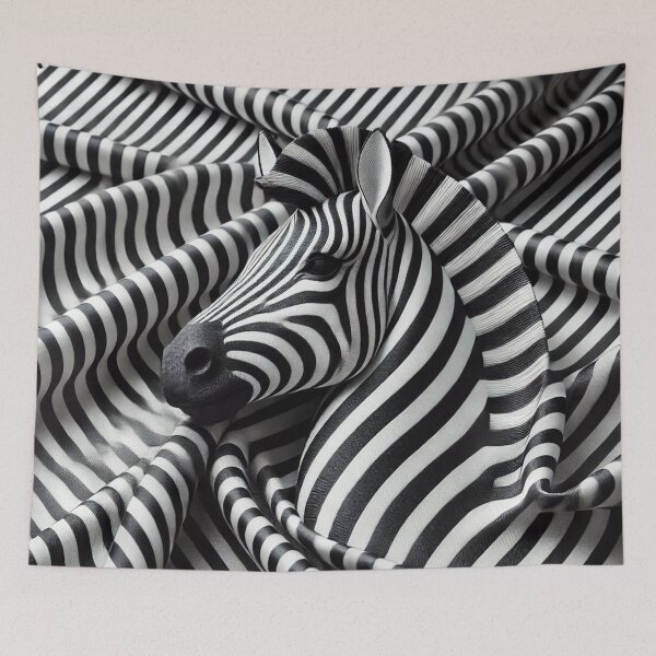 Item preview, zebra pattern designed and sold by blackwhiteblue.