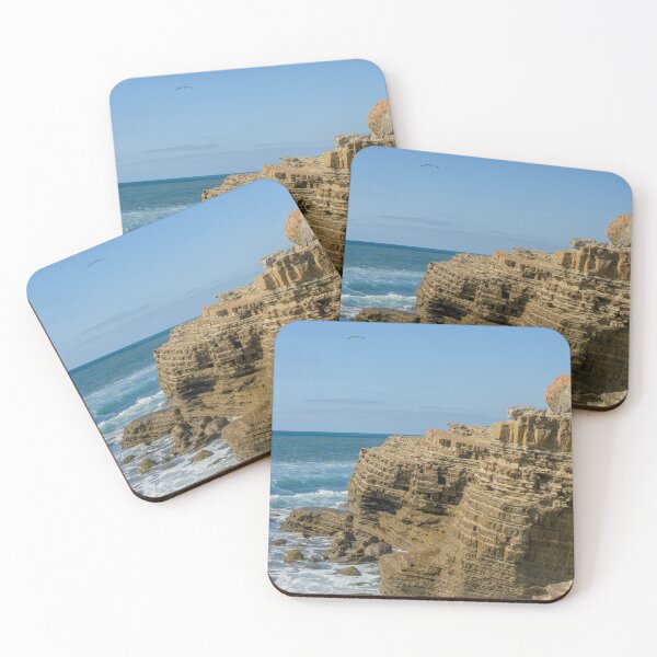 Item preview, Pretty Sedimentary Cliffs at Point Lomas, California designed and sold by SafariByMarisa.
