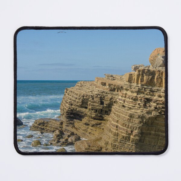 Item preview, Pretty Sedimentary Cliffs at Point Lomas, California designed and sold by SafariByMarisa.