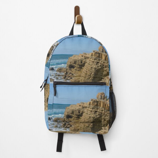 Item preview, Pretty Sedimentary Cliffs at Point Lomas, California designed and sold by SafariByMarisa.