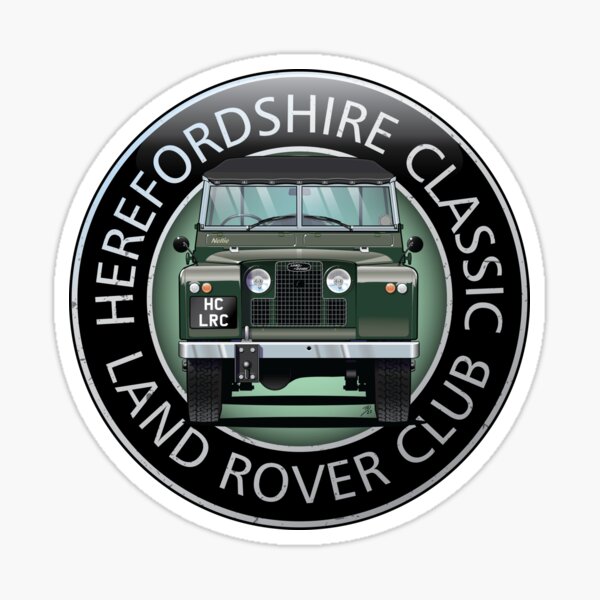 Series 2 Herefordshire Classic LR Club Badge Sticker
