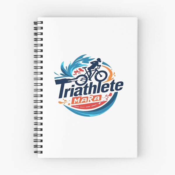Artikelvorschau, Dynamische Triathletin Mara - Schwimmen, Radfahren, Laufen entworfen und verkauft von Triathlongram.
