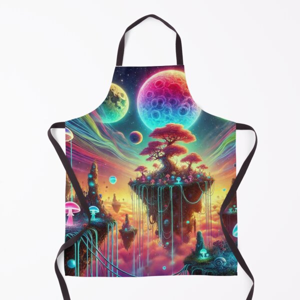 Item preview, Tripple Moon Rainbow Prism Universe - multi - dimensional mushroom City designed and sold by WyckedLynn.