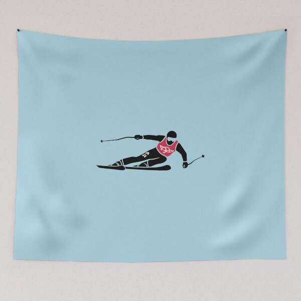 Item preview, Ski slalom winter sports designed and sold by FriendlyLlama.