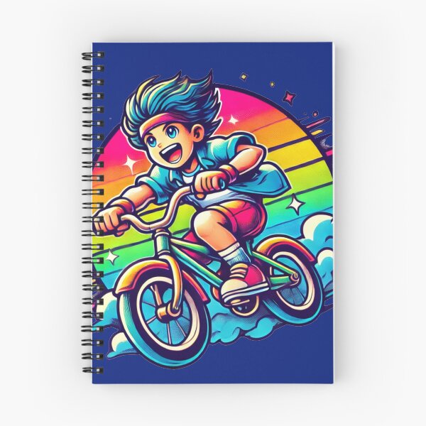 Item preview, Boy on his bike at full speed designed and sold by JonelleTshirts.