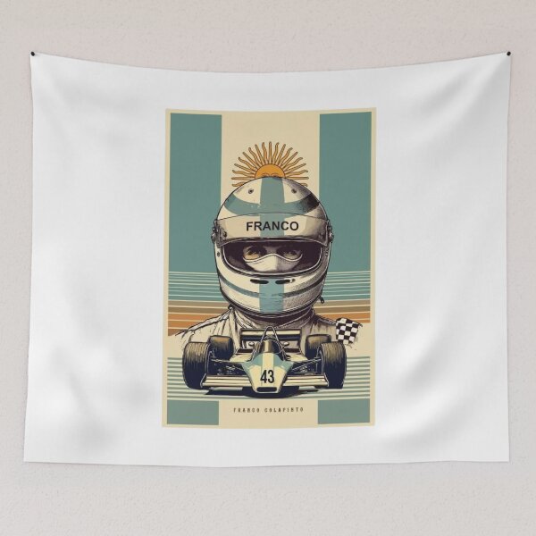 Item preview, Franco Colapinto Illustration designed and sold by MotoMavericks.