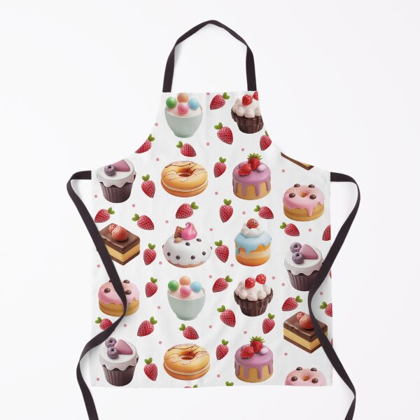 Item preview, Cute pastry with strawberry pattern designed and sold by Topmel.