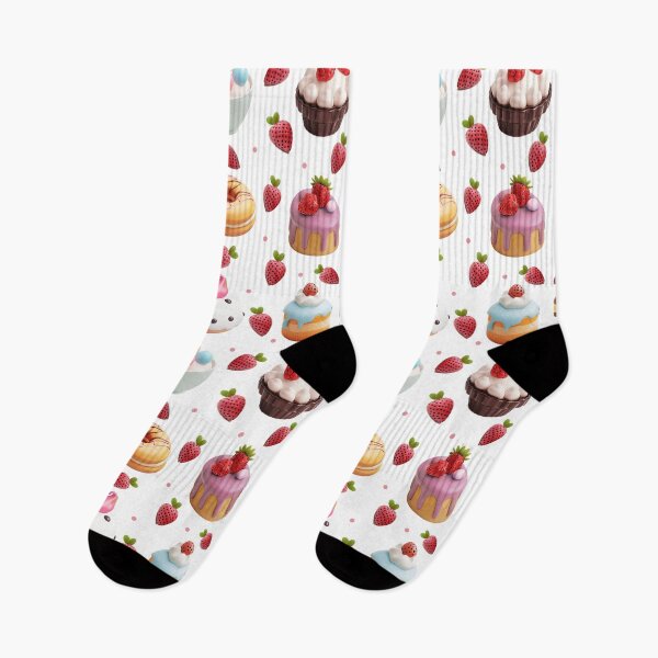 Item preview, Cute pastry with strawberry pattern designed and sold by Topmel.