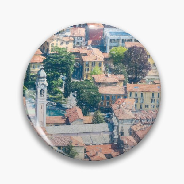 Item preview, Rooftops of Menaggio Lake Como Italy Artistic designed and sold by PhotoArt by Joan Carroll.