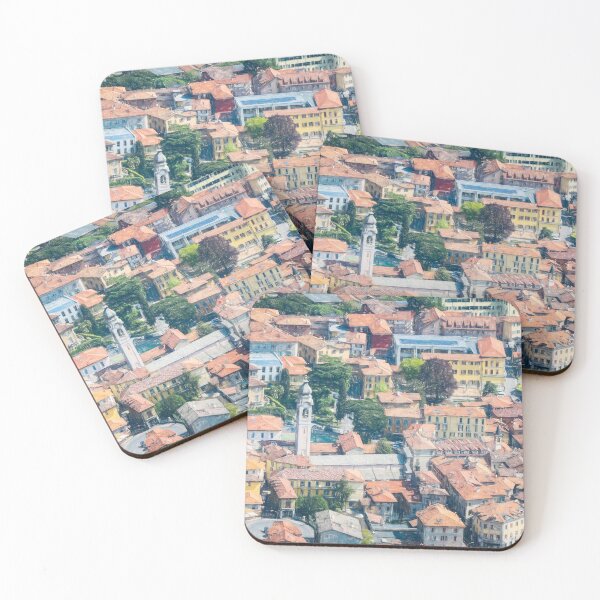 Item preview, Rooftops of Menaggio Lake Como Italy Artistic designed and sold by PhotoArt by Joan Carroll.