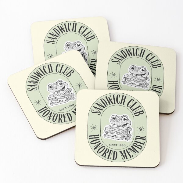 Item preview, Frog Eating Club Sandwich | Sandwich | Gobble Gala  designed and sold by Kids GobbleGala.
