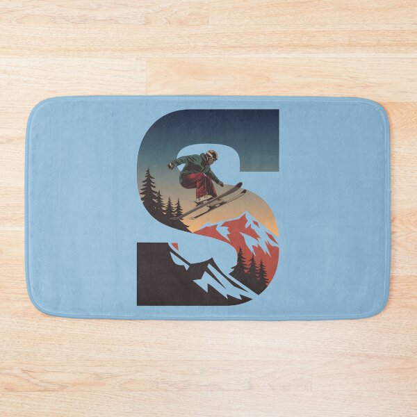 Item preview, Downhill skiing winter sports designed and sold by FriendlyLlama.