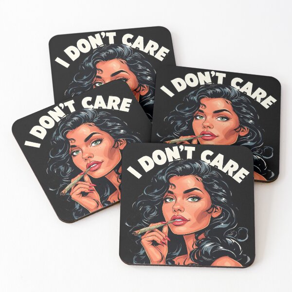 Item preview, I dont care design  designed and sold by EccentricsByE.