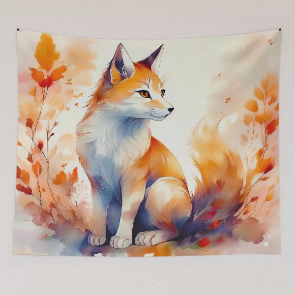 Item preview, Magical Kitsune: Mystical Fox Spirit Art designed and sold by CharlieMakes.