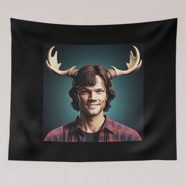 Item preview, Sam Winchester in Christmas Pajamas  designed and sold by desire313.