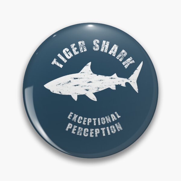 Item preview, Tiger Shark - Exceptional Perception, Unique designed and sold by villacreativa.