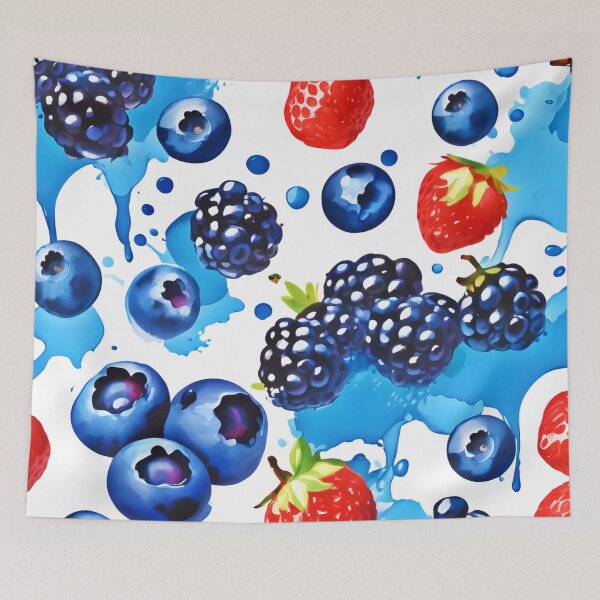 Item preview, Vibrant Berry Pattern designed and sold by Health And Fitness Posts e-Store.
