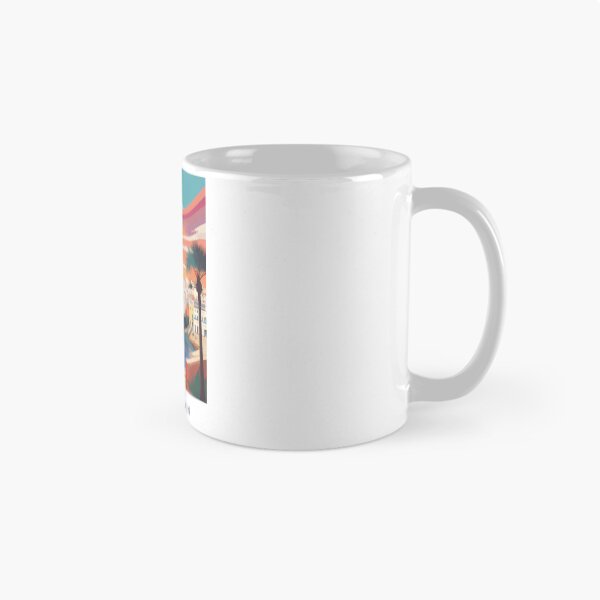 Item preview, Vintage travel poster Ibiza Spain – minimal retro design with sunset and palm trees designed and sold by pod24.