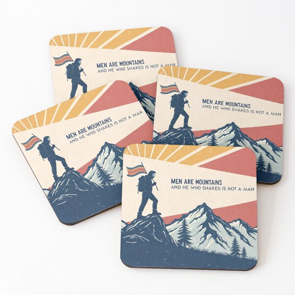 Item preview, Men Are Mountains,  likening men to mountains. designed and sold by aminz4.