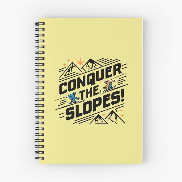 Item preview, Conquer the slopes winter sports designed and sold by FriendlyLlama.