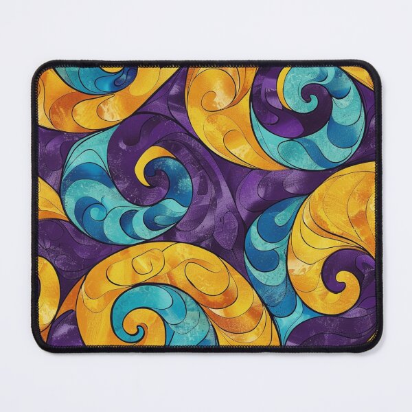 Item preview, New Zealand Māori Paua Pattern Koru Design 258 designed and sold by GrinGalore.
