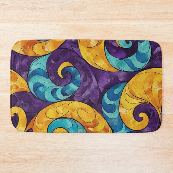 Item preview, New Zealand Māori Paua Pattern Koru Design 258 designed and sold by GrinGalore.