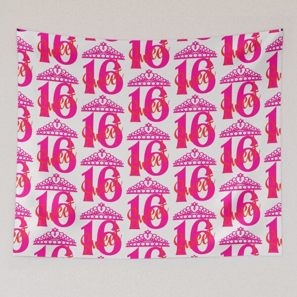 Aperçu de l'œuvre Idées cadeaux pour les 16 ans de Sweet Sixteen Birthday Squad créée et vendue par erozzz.