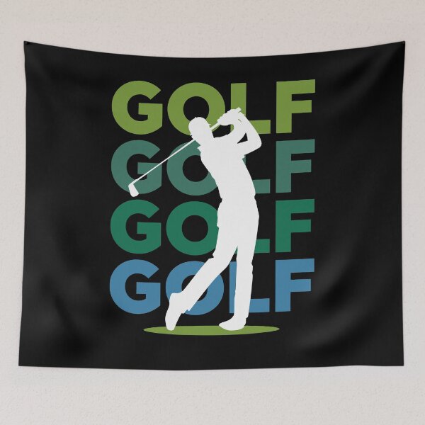 Item preview, Golf Enthusiast Colorful Text Design designed and sold by InsanseCreation.