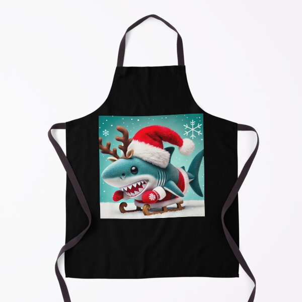 Item preview, Funny Christmas Shark Santa Claus designed and sold by Project4X.