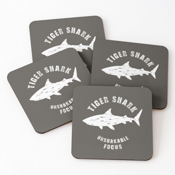 Item preview, Tiger Shark - Unshakable Focus, Unique designed and sold by villacreativa.