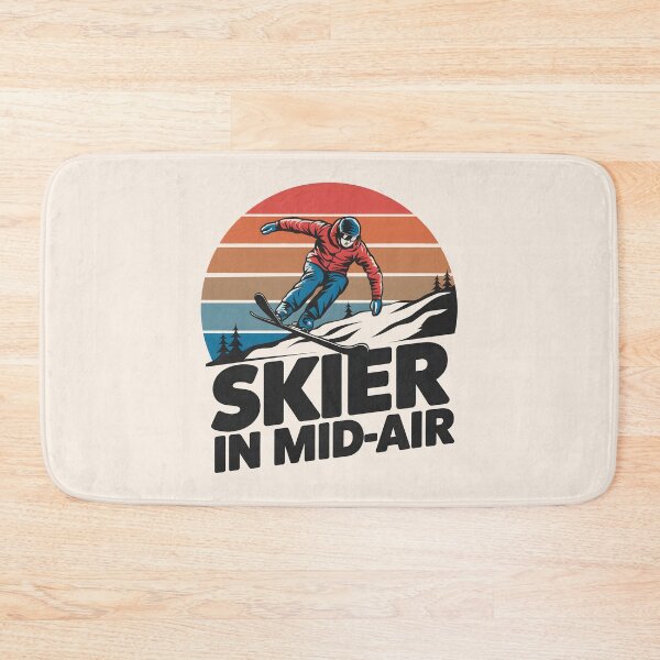 Item preview, Skier in mid-air winter sports designed and sold by FriendlyLlama.