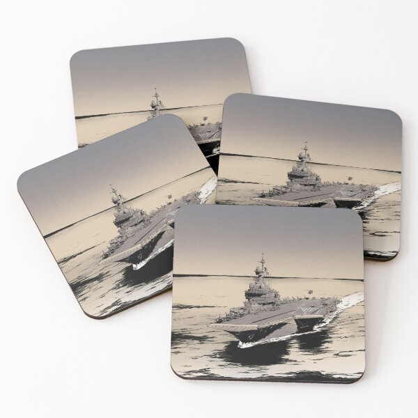 Item preview, Charles de Gaulle aircraft carrier sketch designed and sold by FisherArt.