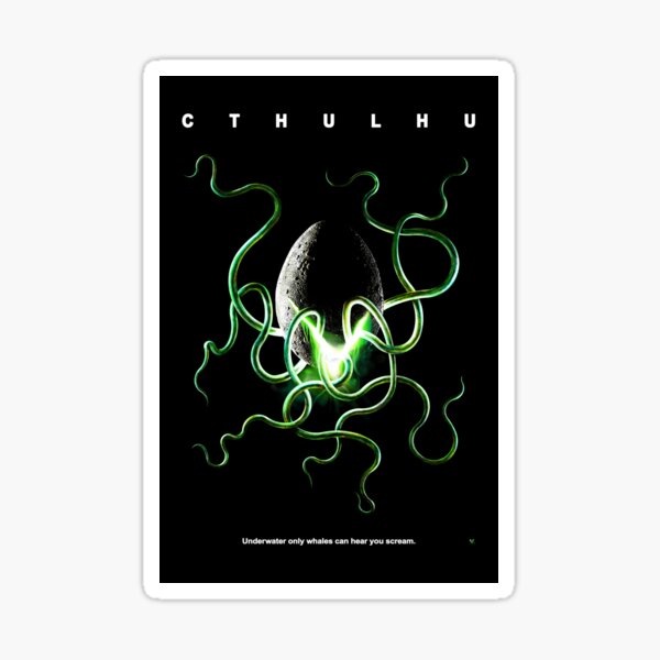 Cthulhu the 8th tentacle Sticker