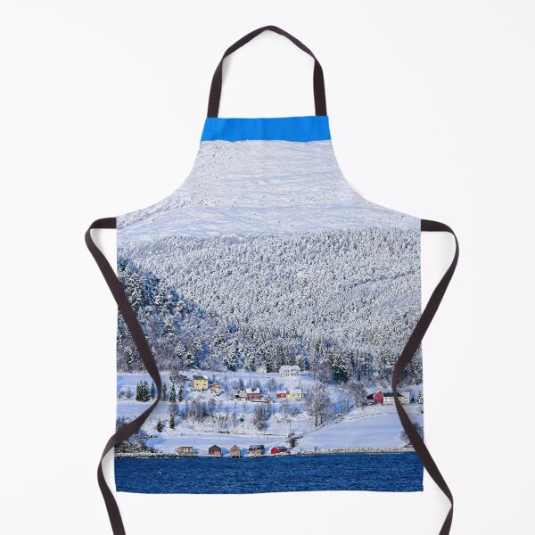 Item preview, Norwegian Snowy Mountain Village Landscape designed and sold by Martyn R Arnold Fine Art Nature & Landscape Photography.