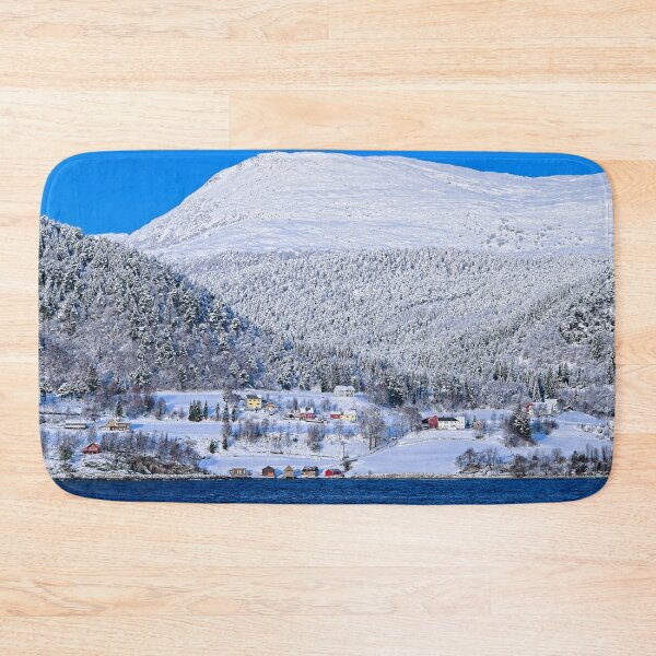 Item preview, Norwegian Snowy Mountain Village Landscape designed and sold by Martyn R Arnold Fine Art Nature & Landscape Photography.