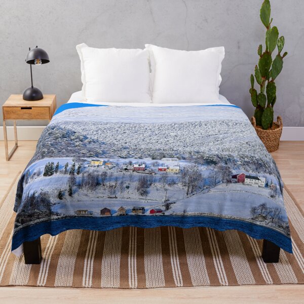 Item preview, Norwegian Snowy Mountain Village Landscape designed and sold by Martyn R Arnold Fine Art Nature & Landscape Photography.