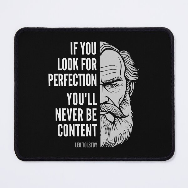 Item preview, Leo Tolstoy Inspirational Quote: Perfection designed and sold by Elvin Dantes.
