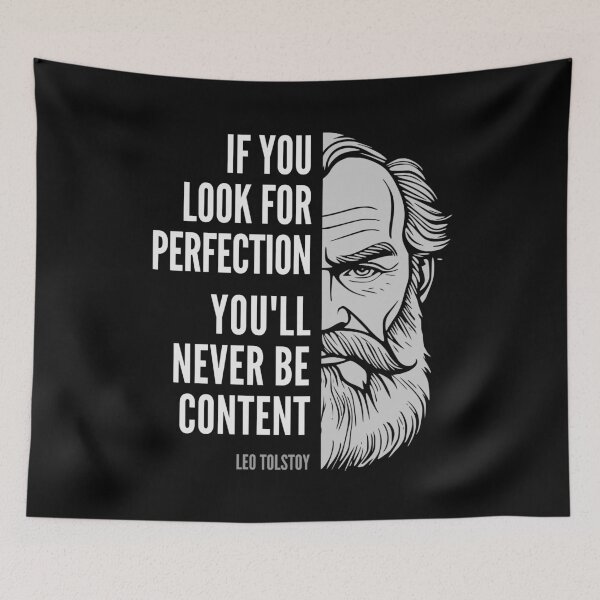 Item preview, Leo Tolstoy Inspirational Quote: Perfection designed and sold by Elvin Dantes.