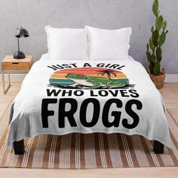 Item preview, Just a Girl Who Loves Frogs designed and sold by InsanseCreation.