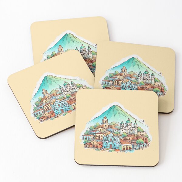 Item preview,  Sketch of Guatemala’s Wonders: Tikal, Antigua, and More"  designed and sold by PaintMeWorld.