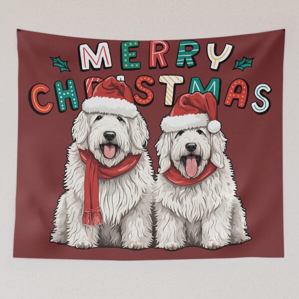Item preview, Christmas Komondors – Merry Christmas designed and sold by GoodyPaws.