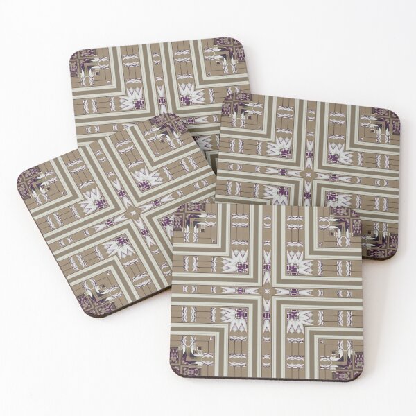 Item preview,  Minimaluxe Trend 2025 by Jenny Meehan 2 Brown and Purple  designed and sold by Jenny Meehan Art Prints and Patterns  .