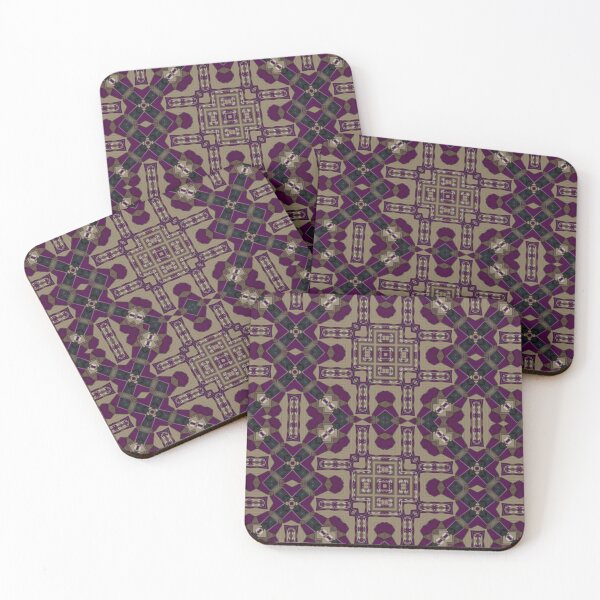 Item preview, Minimaluxe Trend 2025 by Jenny Meehan 4 Brown and Purple  designed and sold by Jenny Meehan Art Prints and Patterns  .