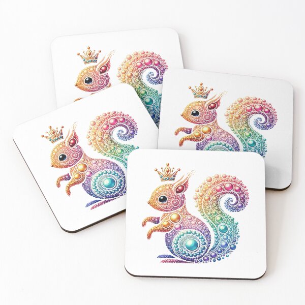 Item preview, Jewel-Encrusted cute squirrel with Elegant Details designed and sold by ideandesign.