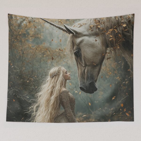 Item preview, Enchanted Encounter: A Dance with the Unicorn designed and sold by LemurianPortals.