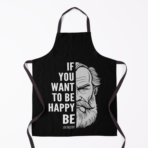 Item preview, Leo Tolstoy Inspirational Quote: Be Happy designed and sold by Elvin Dantes.