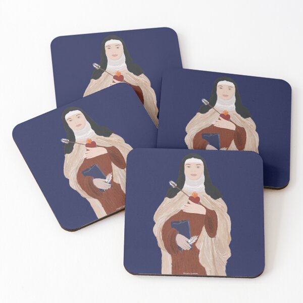 Item preview, St. Teresa of Avila designed and sold by YouAreMadeNew.
