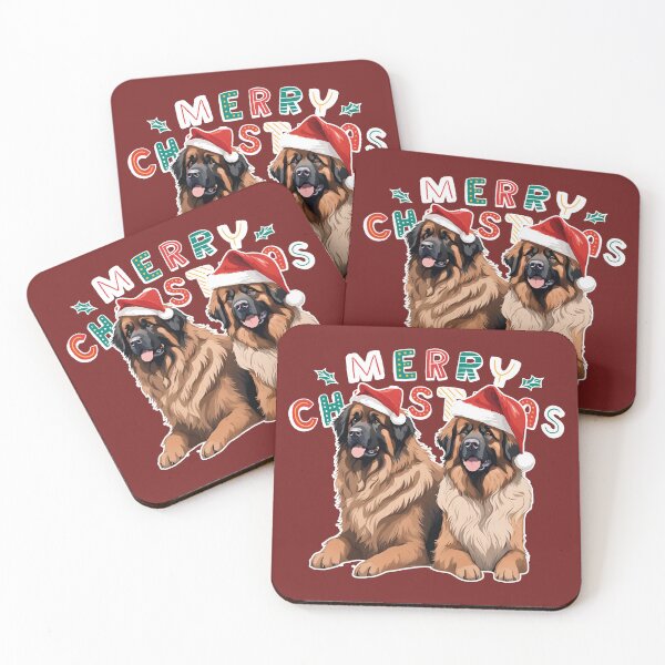Item preview, Christmas Leonbergers – Merry Christmas designed and sold by GoodyPaws.